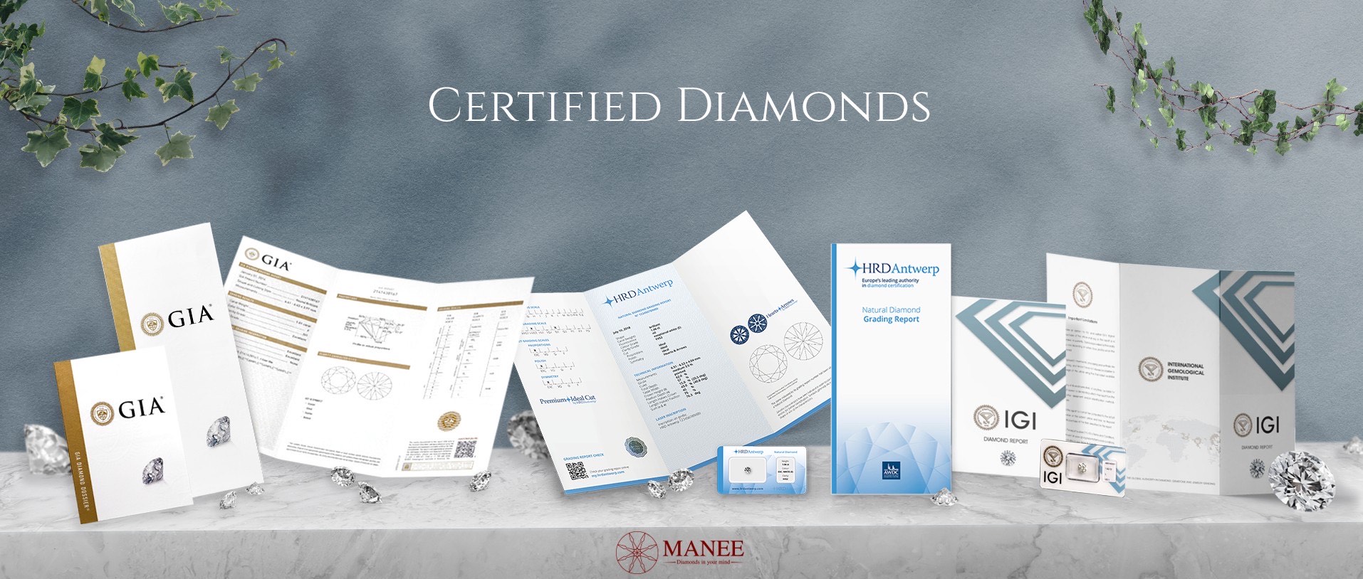 Buy Certified Diamonds Online - Diamonds By Manee