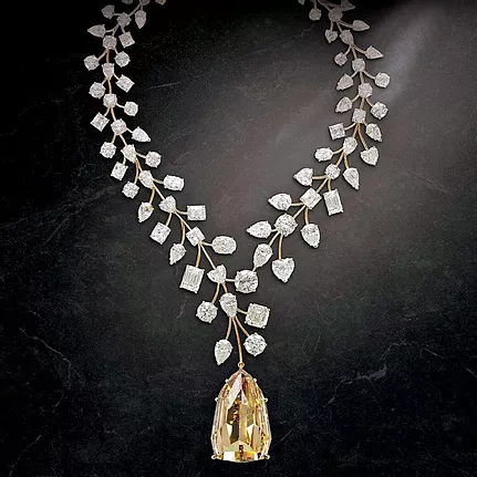 Modern Diamond Necklace Designs for Work Attire